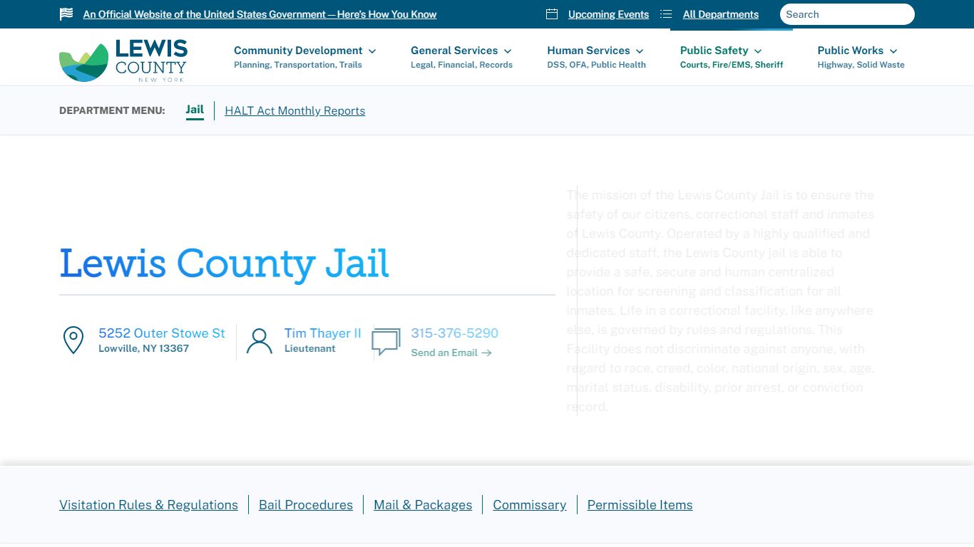 Lewis County Jail
